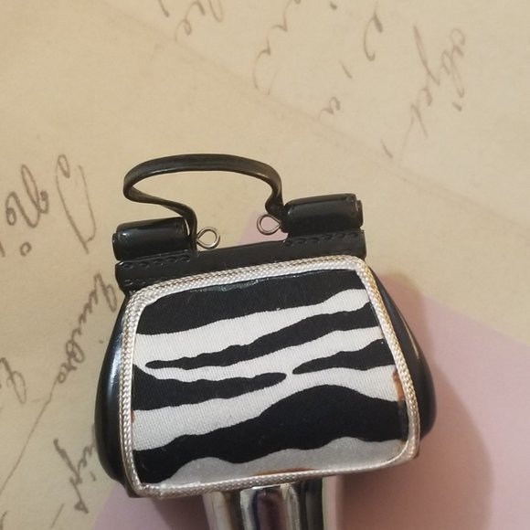 Zebra Purse Wine Stopper - Picture 7 of 7